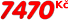 7470Kč