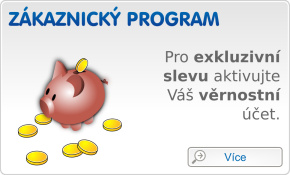Pro exkluzivní slevu aktivujte Váš věrnostní účet.